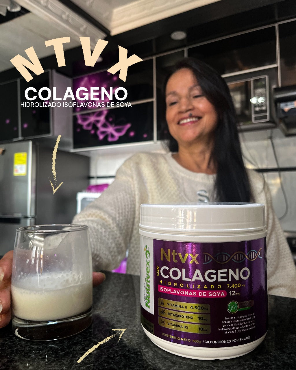 NTVX COLAGENO HIDROLIZADO (ISOFLAVONAS DE SOYA)